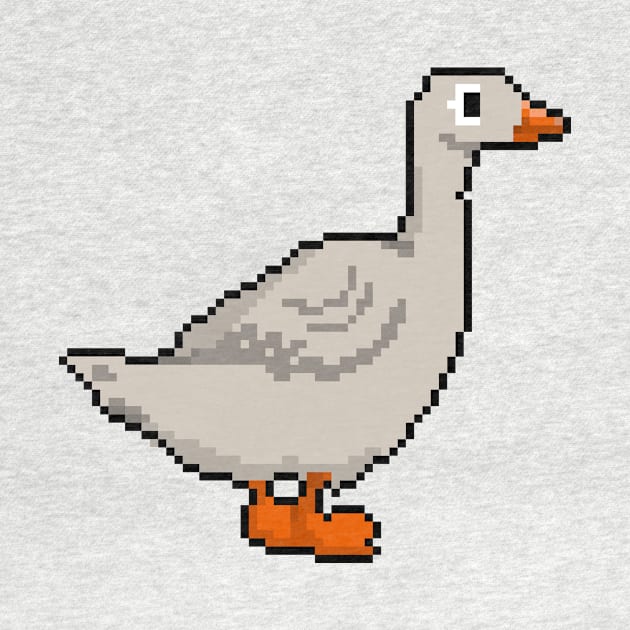 Pixelated Haute Couture Duck by Pixel.id